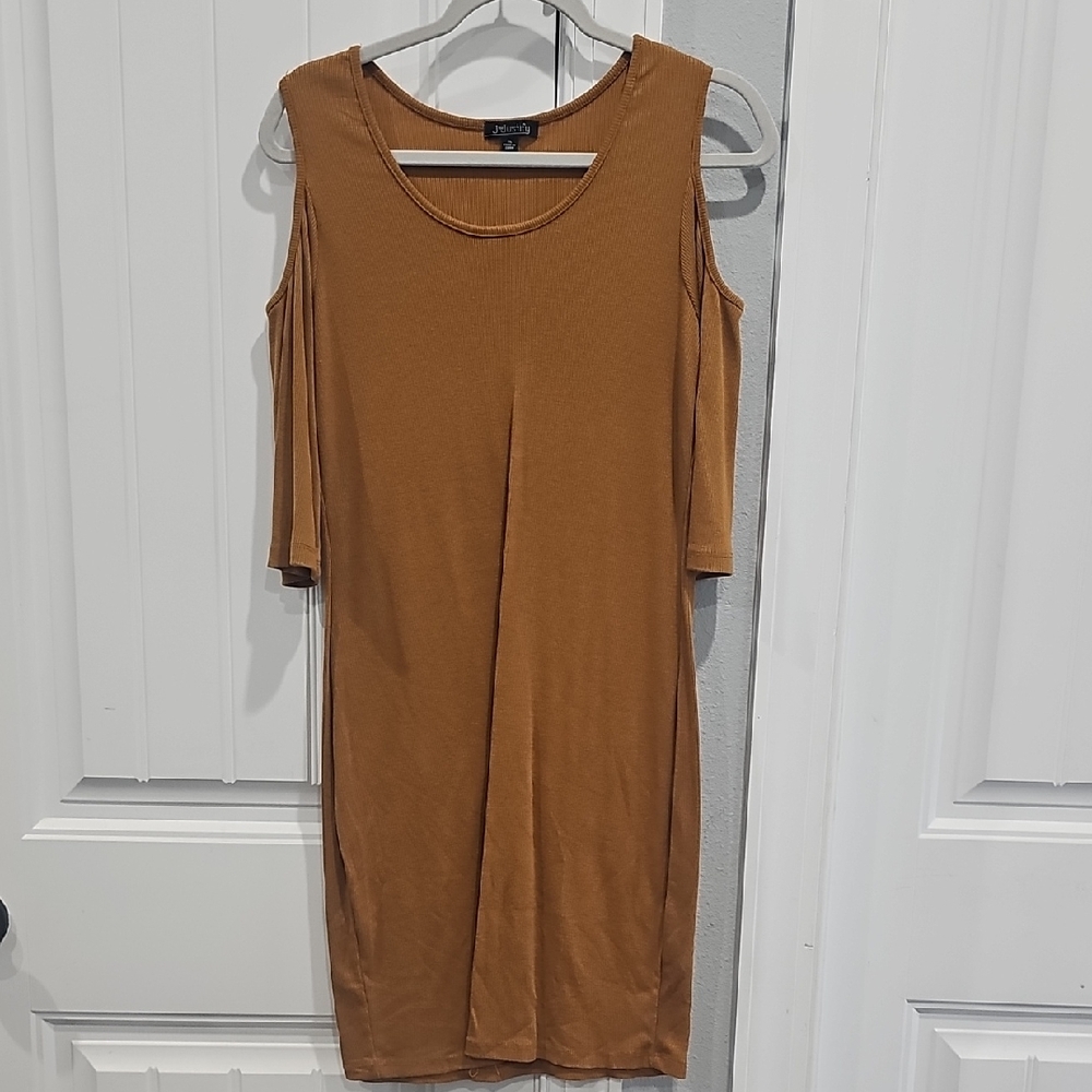 💥Women's Brown Cold Shoulder Dress💥